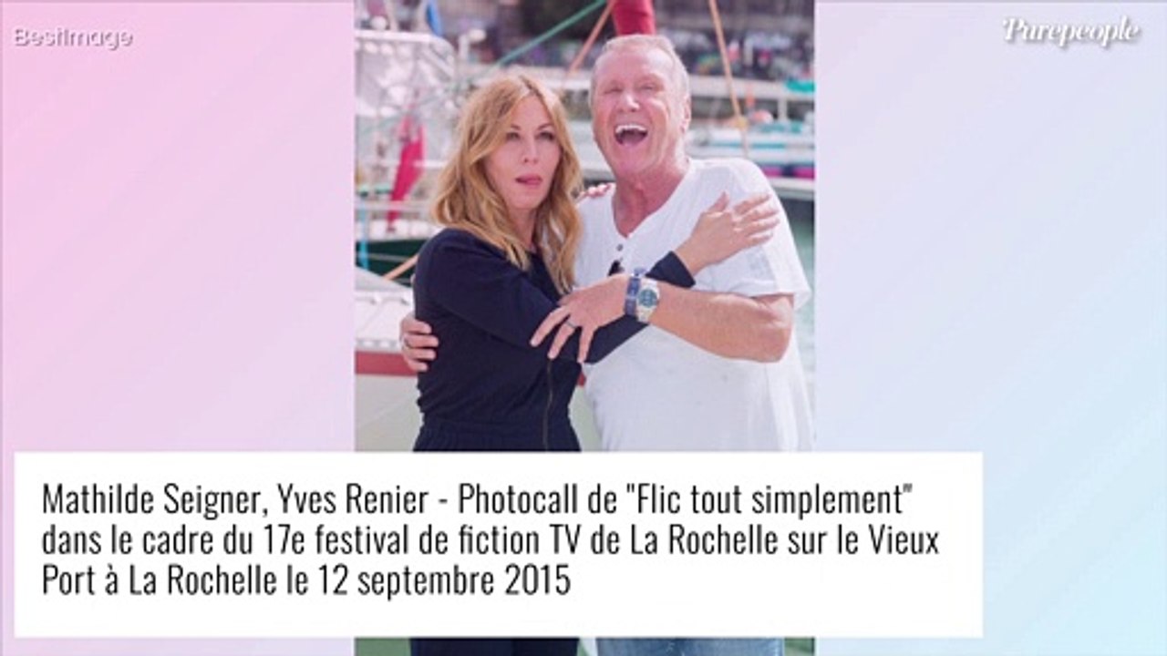 Mathilde Seigner : Vibrant hommage à son ami Yves Rénier, un an après sa mort