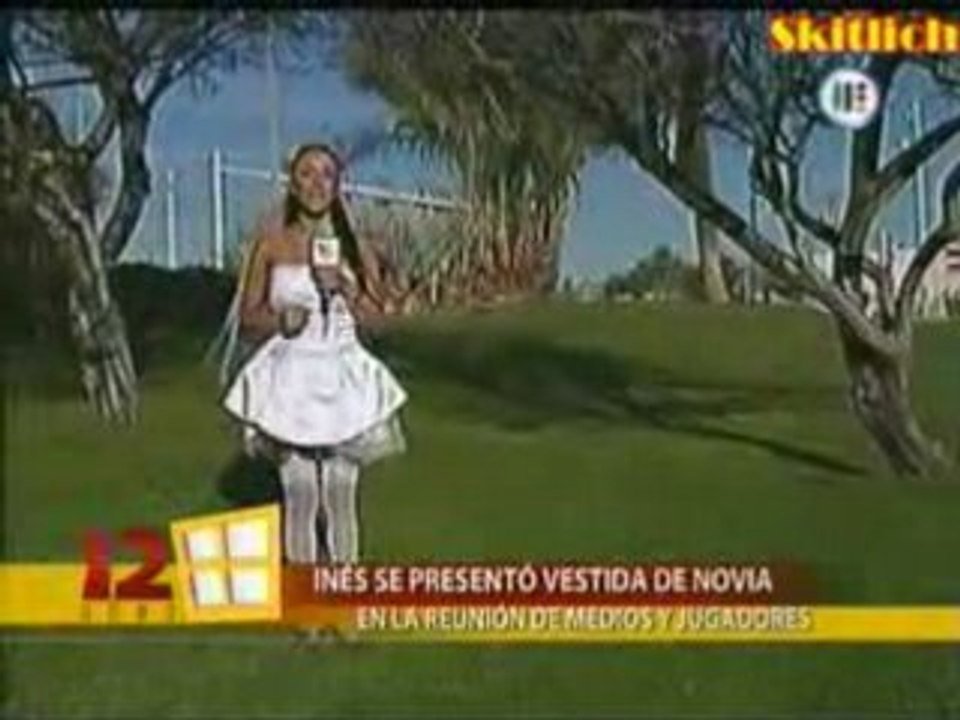 Ines Gomez Mont vestida de novia