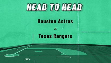 Houston Astros At Texas Rangers: Moneyline, April 25, 2022
