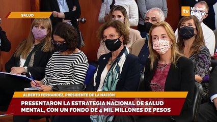 Presentaron la Estrategia Nacional de Salud Mental, con un fondo de 4 mil millones de pesos