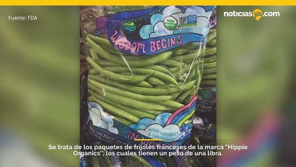 Frijoles a la francesa retirados debido al riesgo de listeria
