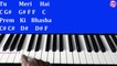 Dard Karara Piano Tutorial with Notes | Dum Laga Ke Haisha | Julius Murmu Keyboard | Tumse Mile Dil Mein Utha Dard Karara | दर्द करारा