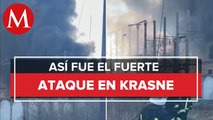 Atacan con misiles a estación de tren de Krasne; no hay víctimas
