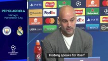 Can't compare our history to Real Madrid - Guardiola