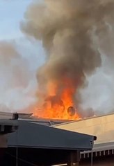 ANKARA'DA RESTORANTTA ÇIKAN YANGIN, PANİĞE NEDEN OLDU