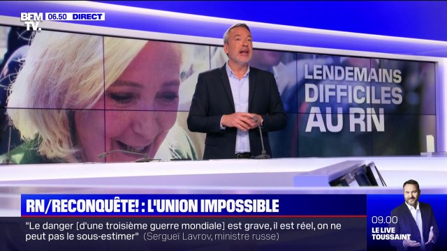 Législatives: vers une alliance impossible entre le RN et Reconquête ?