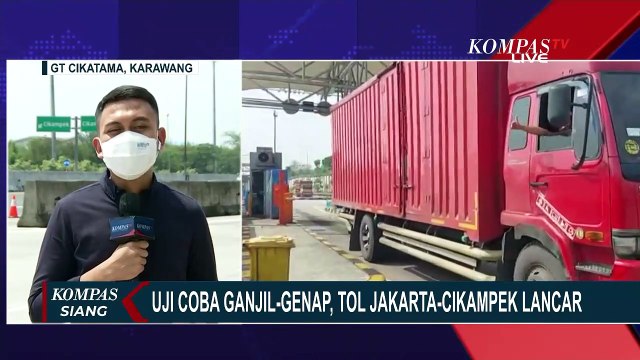Update Kondisi Gerbang Tol CIkatama Siang Ini, Terpantau Tak Ada Antrean Kendaraan