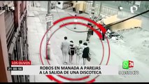 ¡Asalto en manada en Los Olivos!: ladrones golpearon y robaron a dos parejas que salían de discoteca