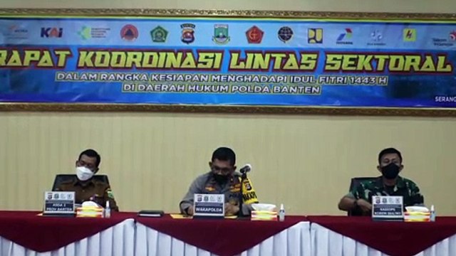 Polda Banten Gelar Rakor Lintas Sektoral