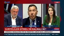 Canlı yayında sığınmacı tartışması; AK Partili Metiner yayını terk etti