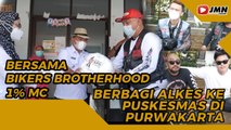 MOMOTORAN KLASIK #8 - SIMONTOK BERSAMA BIKERS BROTHERHOOD 1% MC BERBAGI ALKES KE PUSKESMAS DI PWK