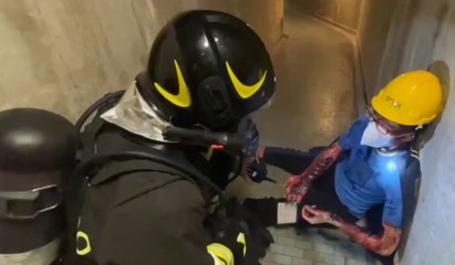 Maccagno con Pino e Veddasca (VA) - Esercitazione congiunta Vigili del Fuoco - Croce Rossa (26.04.22)