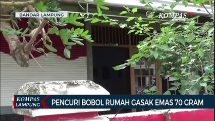 Pencuri Bobol Rumah yang Ditinggal Tarawih, Emas 70 Gram Raib