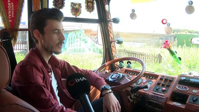 Meraklısı olduğu eski Magirus minibüs için 300 bin TL harcadı