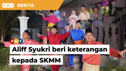 Klip video kontroversi, Aliff Syukri hadir beri keterangan kepada SKMM
