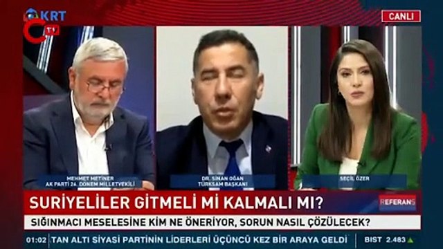 Canlı yayında sert sözler: Mehmet Metiner stüdyoyu terk etti