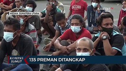 135 Preman di Medan yang Sering Resahkan Warga Ditangkap