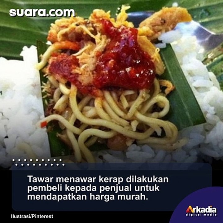 Cowok Tawar Nasi Jinggo Harga Rp 5000, Warganet: Penjualnya Udah Emosi