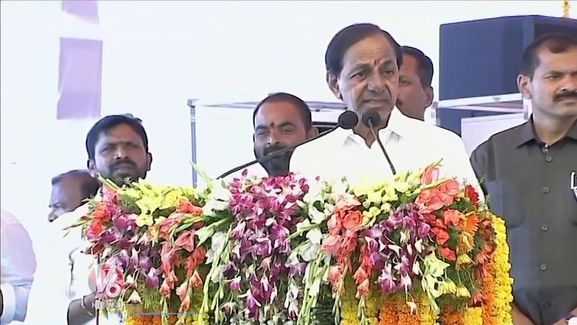 CM KCR Speaks On Health & Education Departments Development | V6 News