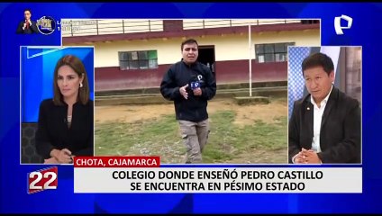 Director pedirá reunirse con Castillo por pésimo estado de colegio donde enseñó el mandatario