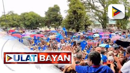 Sen. Pacquiao, bumisita sa Northern Samar at Samar Province