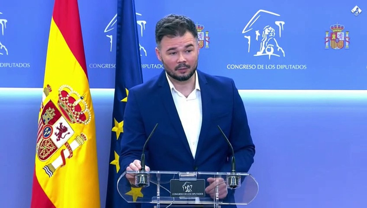 Gabriel Rufián, en el Congreso