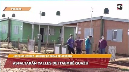 Asfaltarán calles de Itaembé Guazú