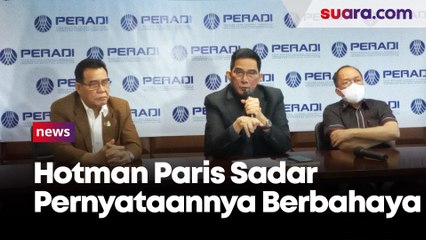 DPN Peradi Anggap Hotman Paris Baru Sadar Pernyataannya Berbahaya