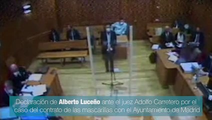 CASO MASCARILLAS | Declaración de Alberto Luceño ante el juez: "El contrato se hizo a través de whatsapp y correo electrónico"