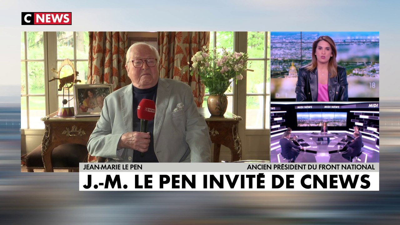 Jean-Marie Le Pen : «J'ai toujours souhaité le rassemblement des droites» -  Vidéo Dailymotion