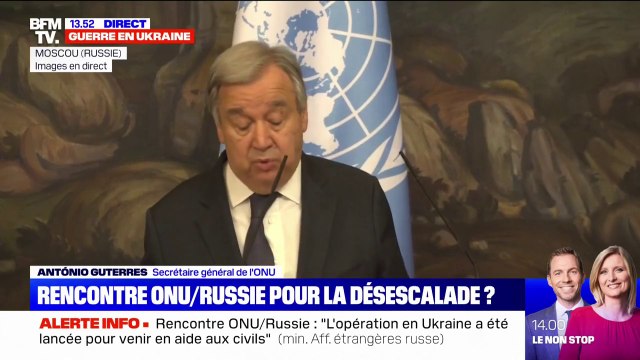 Ukraine: l'ONU demande la mise en place de couloirs humanitaires réellement sûrs et effectifs