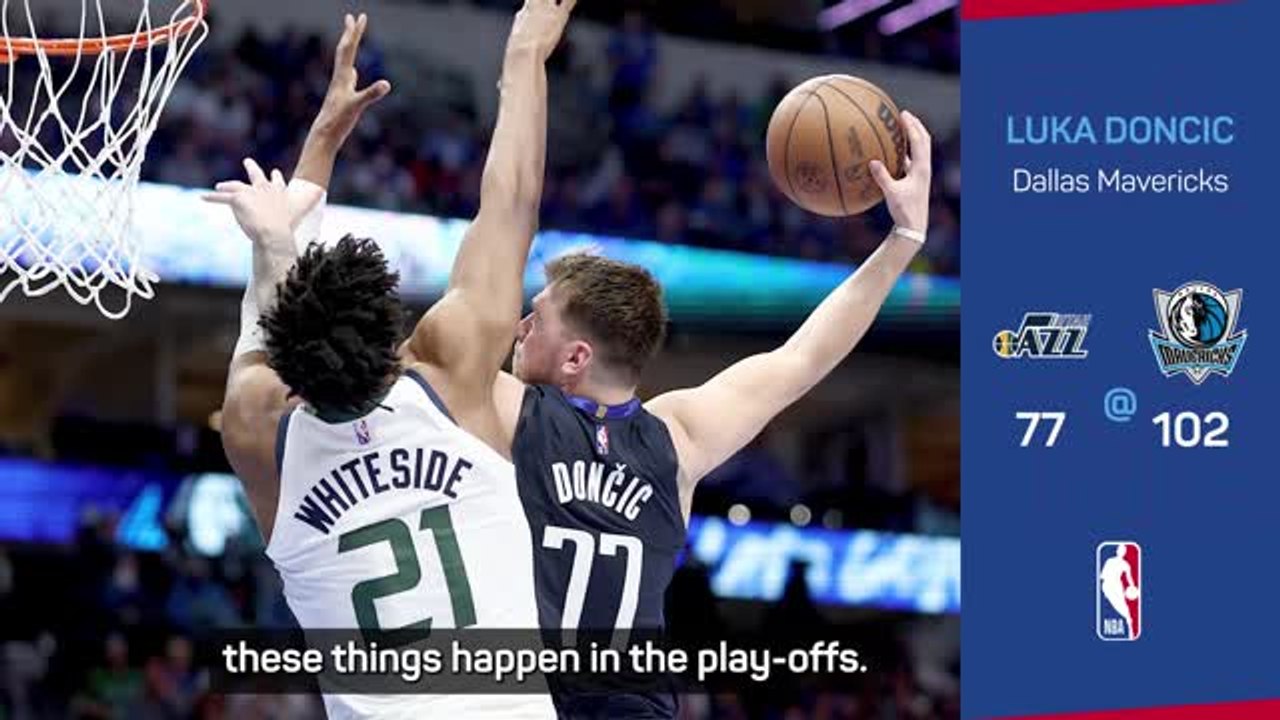 'It's the play-offs man!' - Doncic downplays hard foul