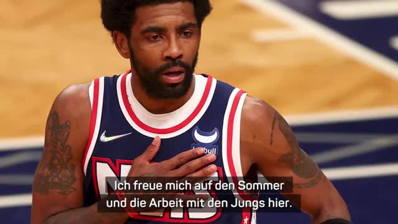 Kyrie nach sweep: "ich gehe nirgendwo hin!"