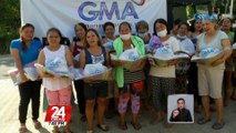 GMA Kapuso Foundation, naghatid ng tulong sa mahigit 7,000 residenteng naapektuhan ng Bagyong Agaton sa Leyte | 24 Oras
