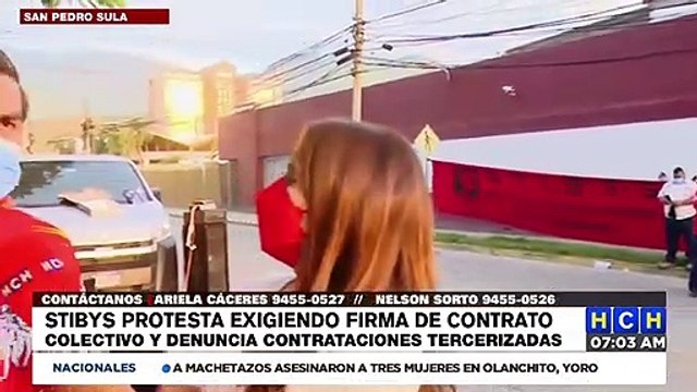 ¡Frente a embotelladora! STIBYS exige firma de contrato colectivo y denuncia contrataciones tercerizadas
