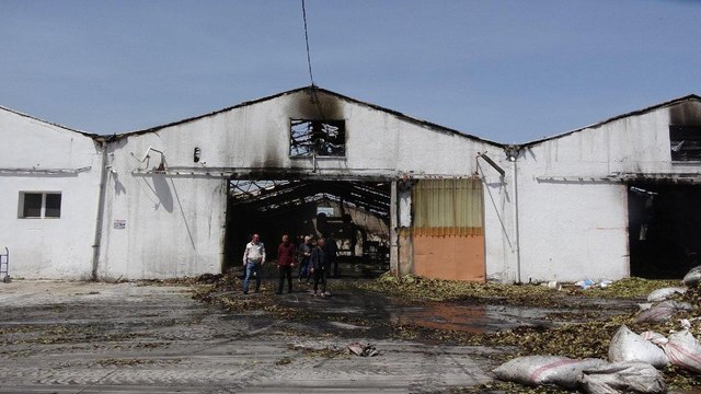 ‘Kuşum kaçtı’ diyerek çatısına çıktığı fabrikayı benzin döküp yaktı!