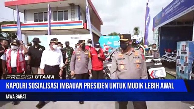 Cek Rest Area KM 57, Kapolri Imbau Pemudik Manfaatkan Layanan Posko Mudik