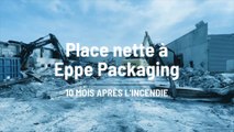 Place nette sur le site de Eppe-Packaging à Sainte-Savine