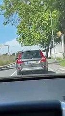 Carro em fuga abalroado pela GNR após perseguição na A5