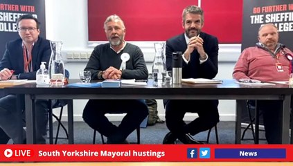South Yorkshire Mayoral hustings with students from Sheffield College