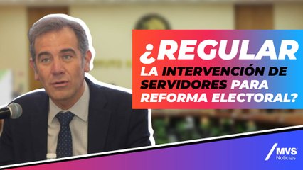 Reforma Electoral: 'Urge regular la intervención de servidores público', dice Arturo Espinosa
