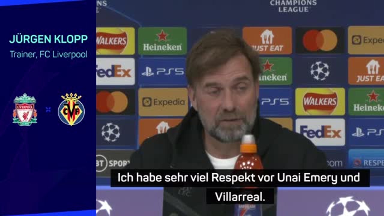 Klopp: 'Respekt' vor FCB-Bezwinger Villarreal