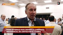 Piden internas para definir al candidato presidencial de Juntos por el Cambio