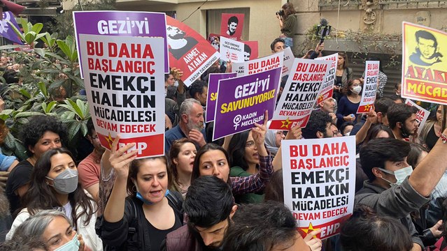Gezi Davası kararı Taksim'de protesto edildi