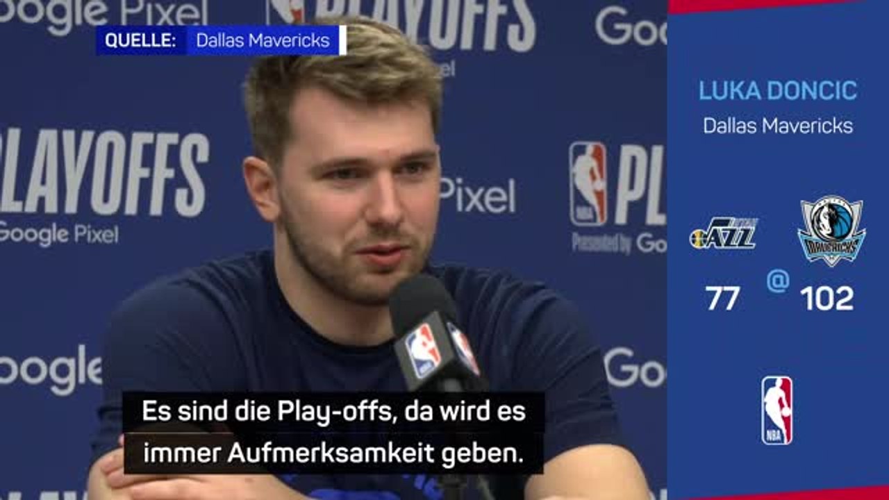 Doncic zu hartem Foul: "Es sind die Play-offs"