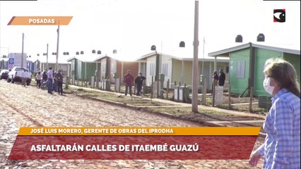 Asfaltarán calles de Itaembé Guazú