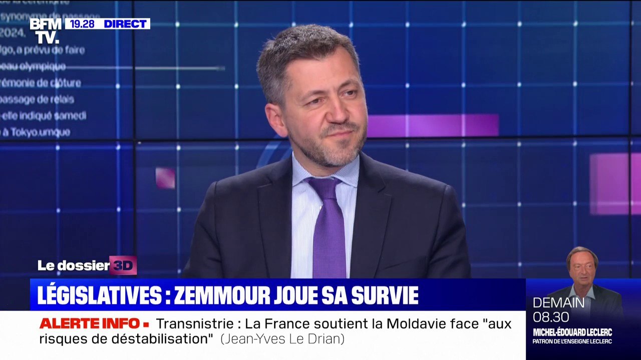 Franck Allisio, porte-parole du RN: "On a un véritable problème de comportement avec Éric Zemmour"