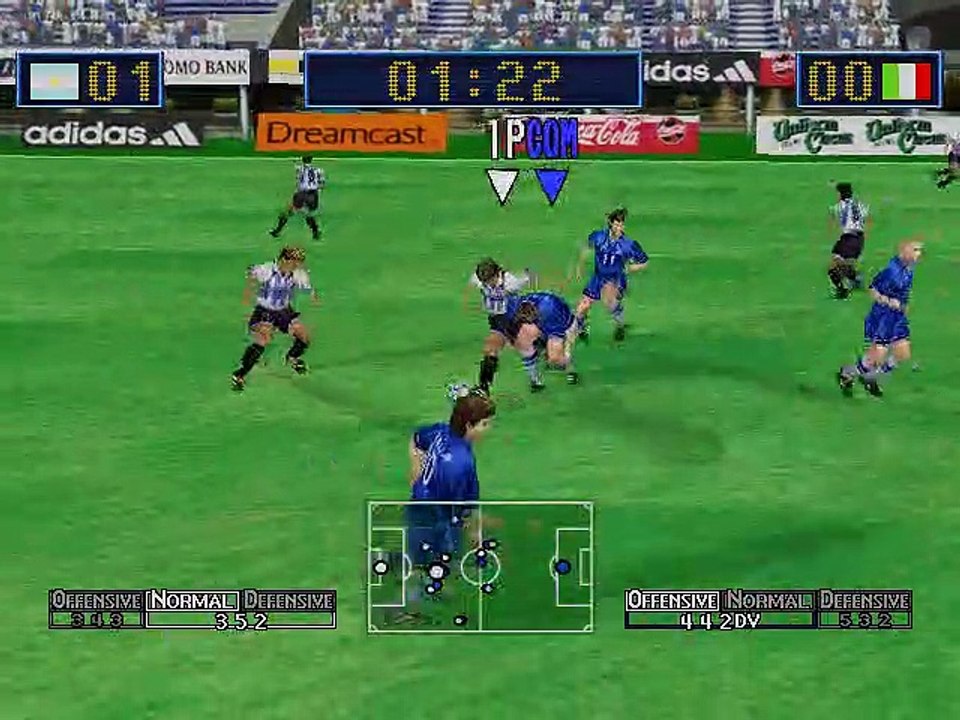 Virtua Striker 2 online multiplayer - dreamcast
