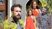 Ben Affleck was immersed in the ravishing beauty of JLo when they stopped in Beverly Hills
