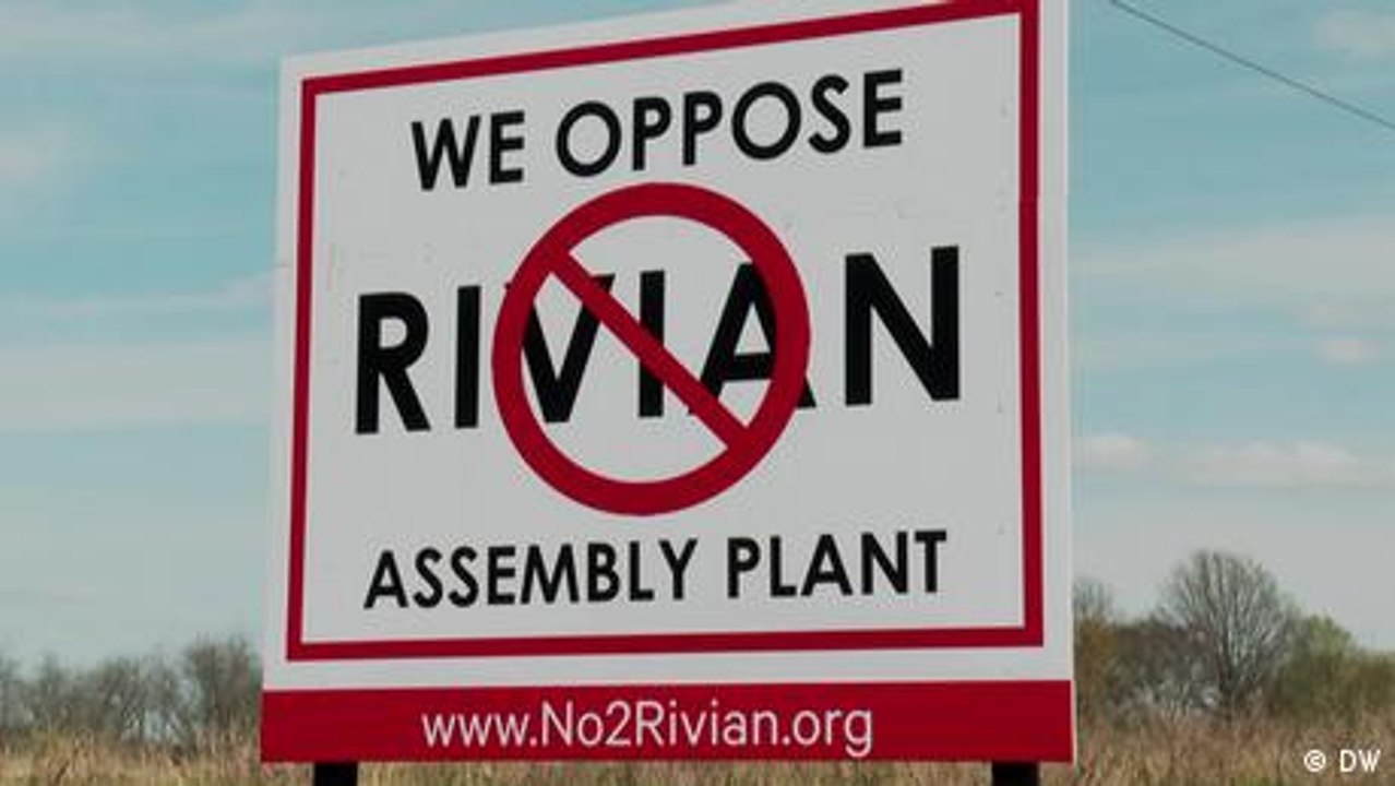Elektroautofabrik von Rivian: ein 'heißes Eisen'